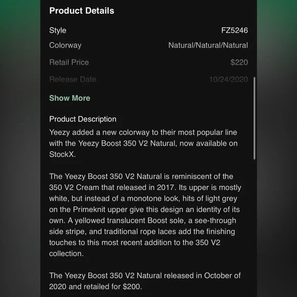 Yeezy Boost 350 V2 by adidas - Picture 10 of 10